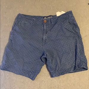 Men’s Navy Blue Shorts with blue dots